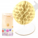 Bola abeja 1u.38cm beige