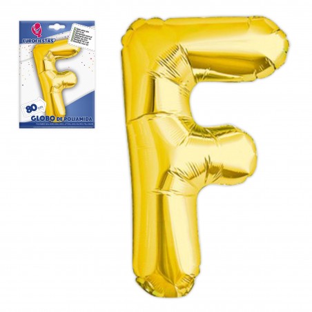 Globo Poliamida Letra F Altura 80cm