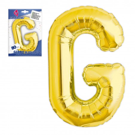 Globo Poliamida Letra G Altura 80cm