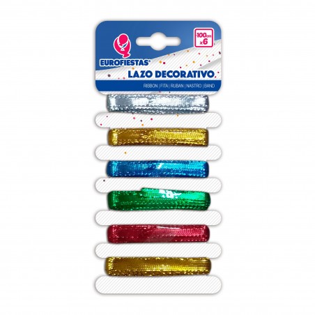 Lazo 6mm 1m 6 Colores