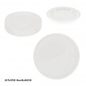 Platos 18cm 25 blancos