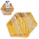 Platos coleccion vetas oro