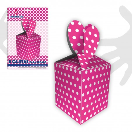 Caja chuches lunares fucsia 8