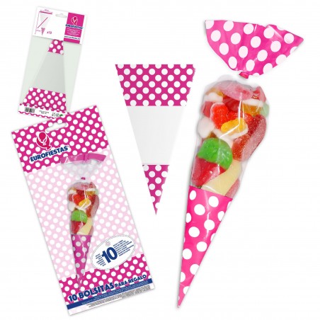 Bolsa Chuches Cono Fucsia