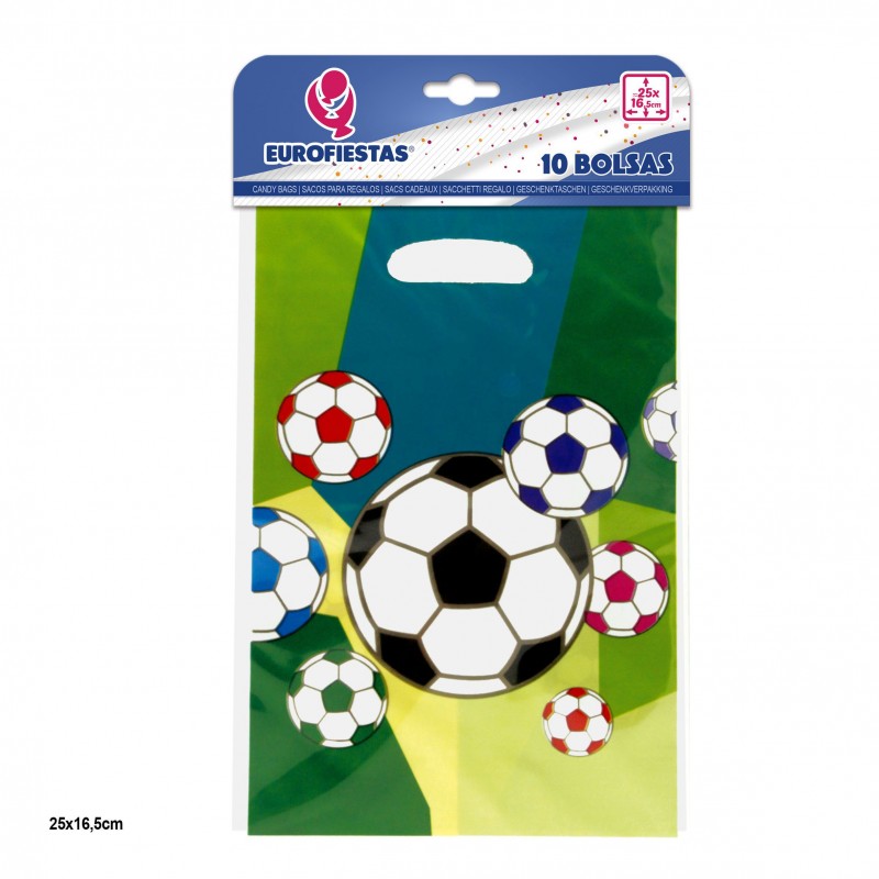 Bolsas 10 25x16,5cm Futbol Bolsas 10 25x16,5cm Futbol
