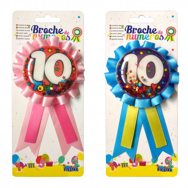Medalla cumpleaños 10 años