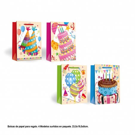 Bolsa Regalo Cakes 4 Modelos Pequeña