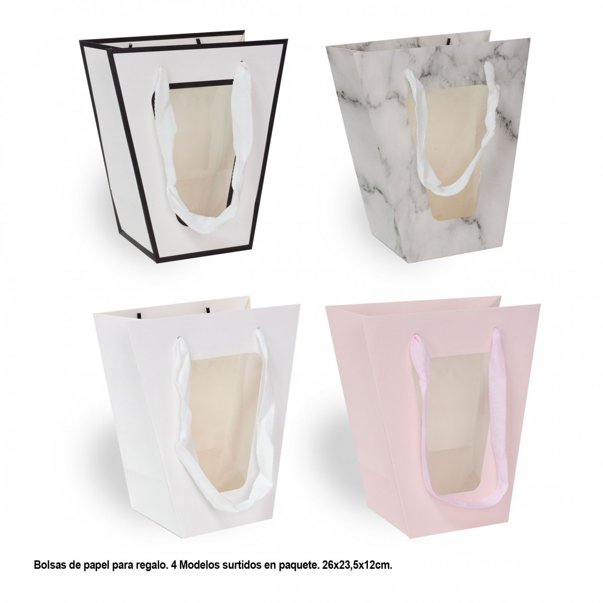 Bolsa ventana trapecio 4 modelos grande