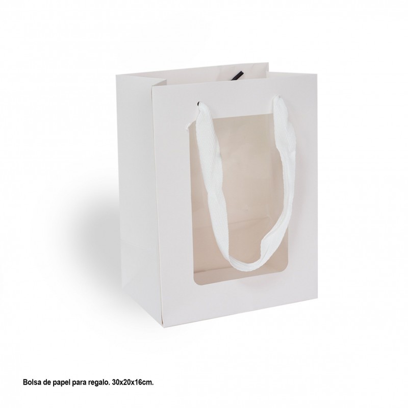 Bolsa Regalo Ventana Blanca Grande Bolsa Regalo Ventana Blanca Grande