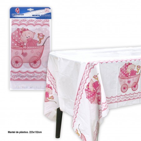 Mantel De Mesa Bebé Rosa