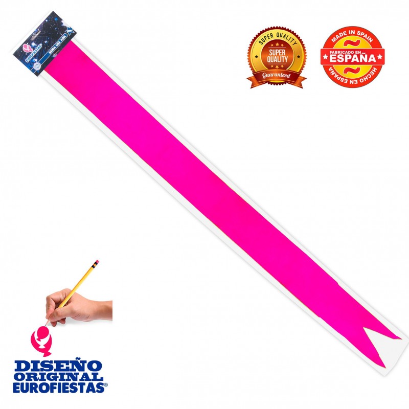 Banda color liso fucsia