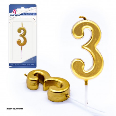 Vela Oro Nº 3