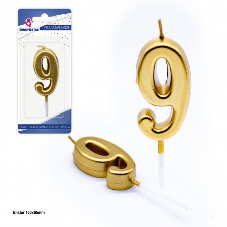Vela Oro Nº 9