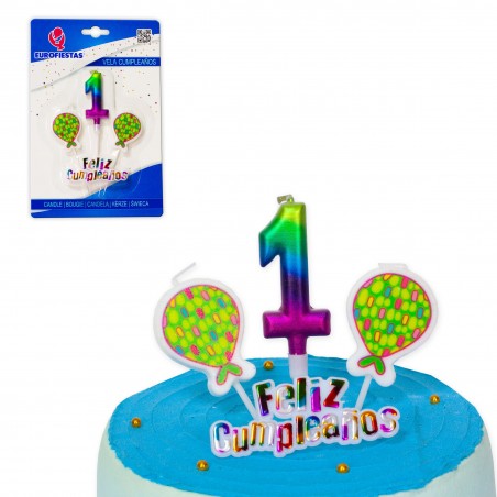 Vela Feliz Cumpleaños Tonos Nº 1