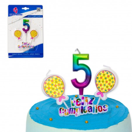 Vela Feliz Cumpleaños Tonos Nº 5