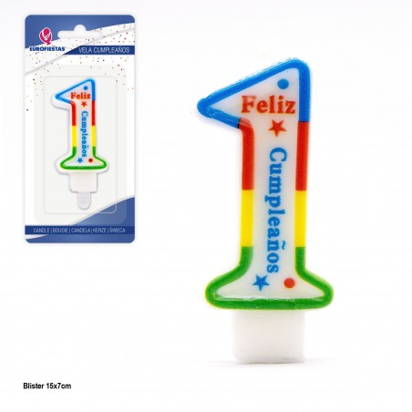Vela Arcoiris Nº1