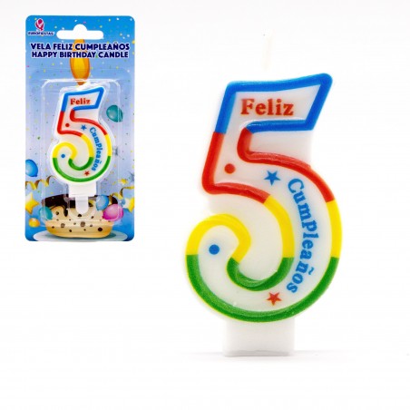 Vela Arcoiris Nº5