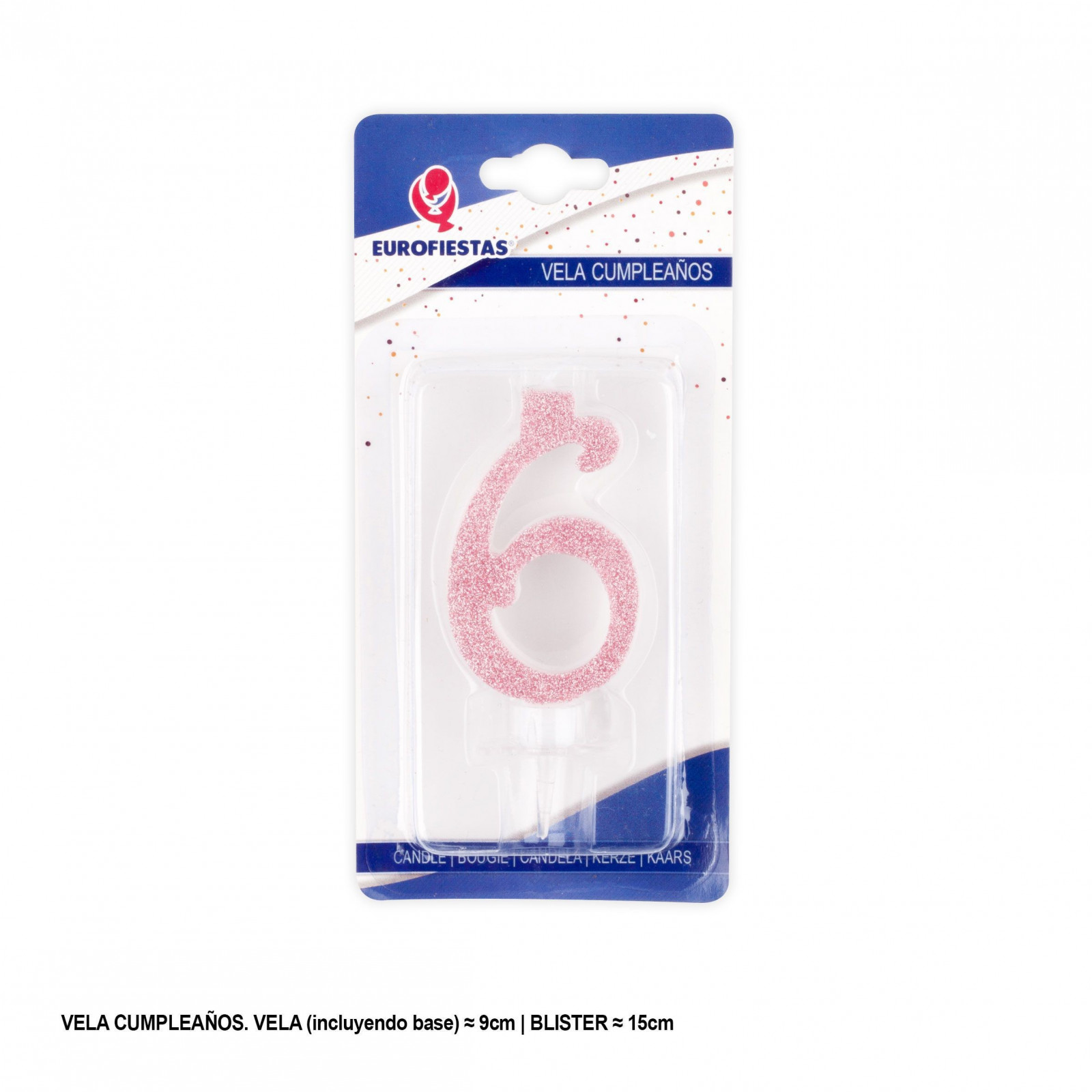 Vela purpurina rosa 6