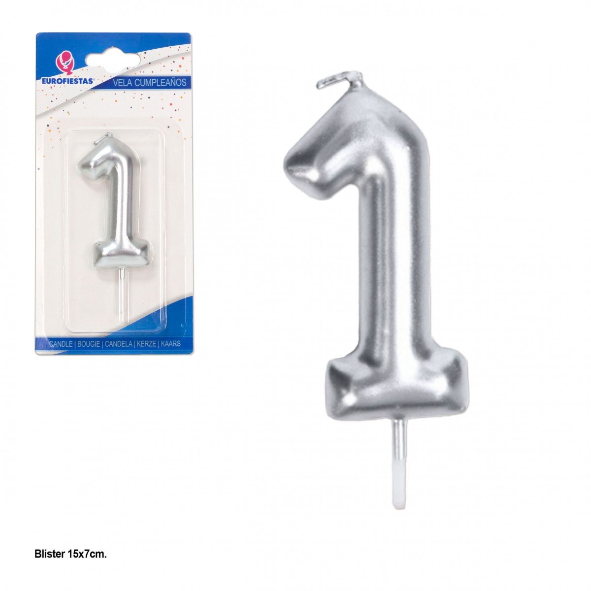 Vela bend plata nº 1