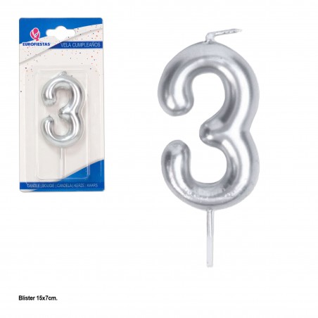 Vela Bend Plata Nº 3