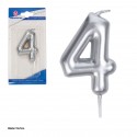 Vela bend plata nº 4