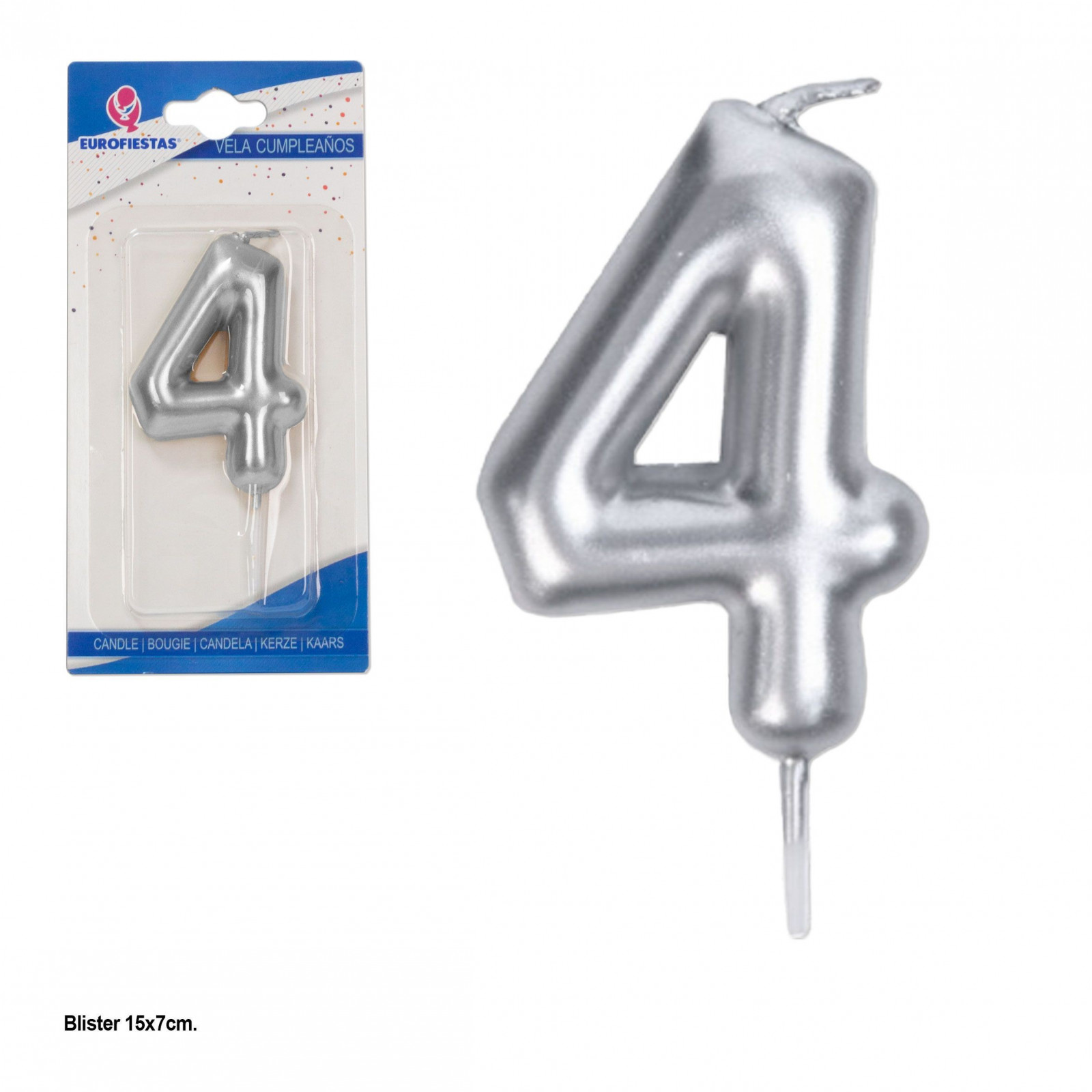 Vela bend plata nº 4