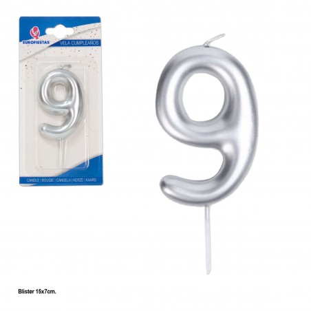 Vela Bend Plata Nº 9