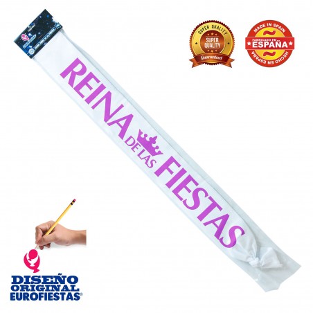 Banda Blanca Reina De Las Fiestas