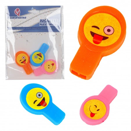 Juguetes Para Piñata Silbato Caritas