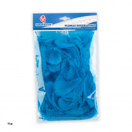Plumas Decorativas 10g Azul Marino