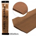 Papel Crespon Marron