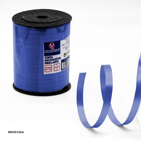 Cinta Lazo 5mm Rollo 450m Azul