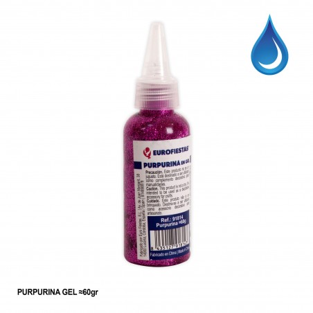 Purpurina Gel 60grsrs Fucsia