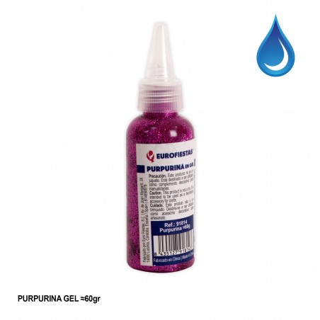 Purpurina gel 60grsrs fucsia