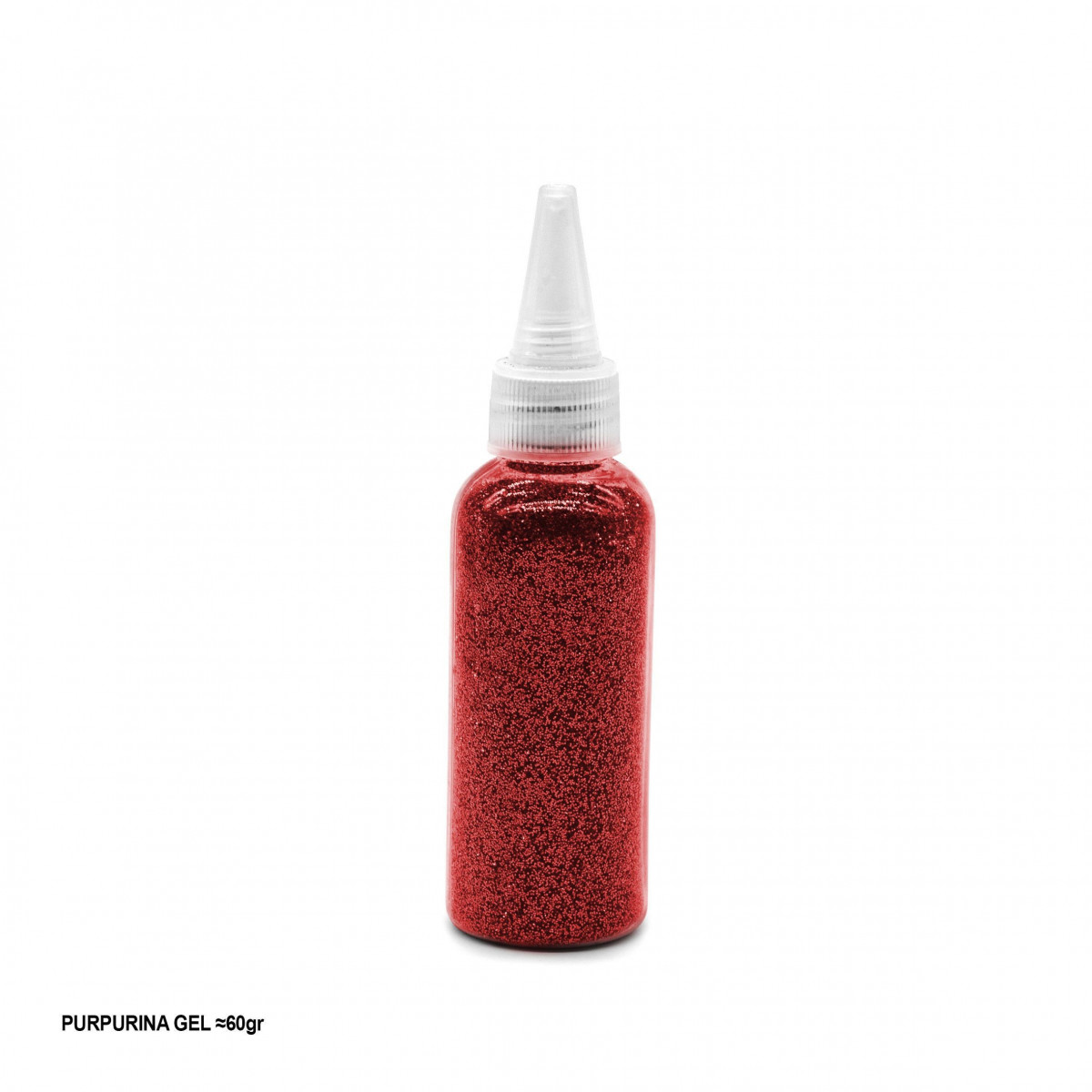 Purpurina 60g rojo