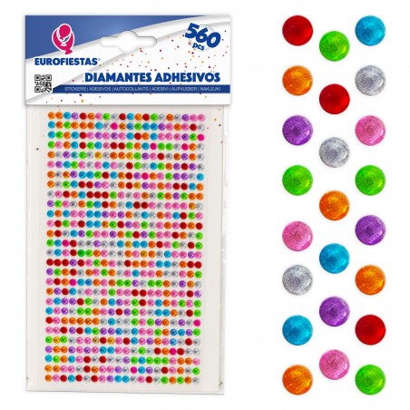 560 diamantes adhesivos colores