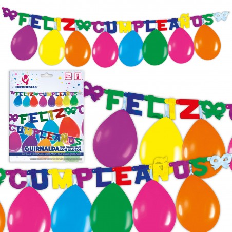 Guirnalda feliz cumpleaños