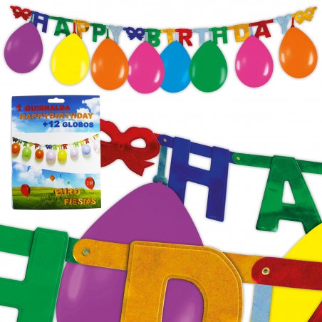Guirnalda Happy Birthday