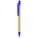 Bolígrafo de cartón reciclado azul