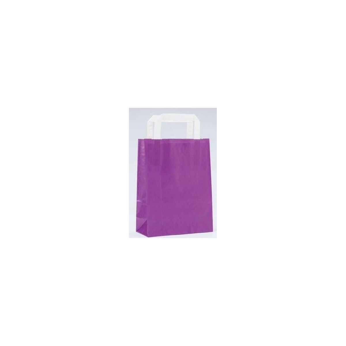 Bolsa de papel kraft púrpura