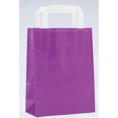 Bolsa De Papel Kraft Púrpura