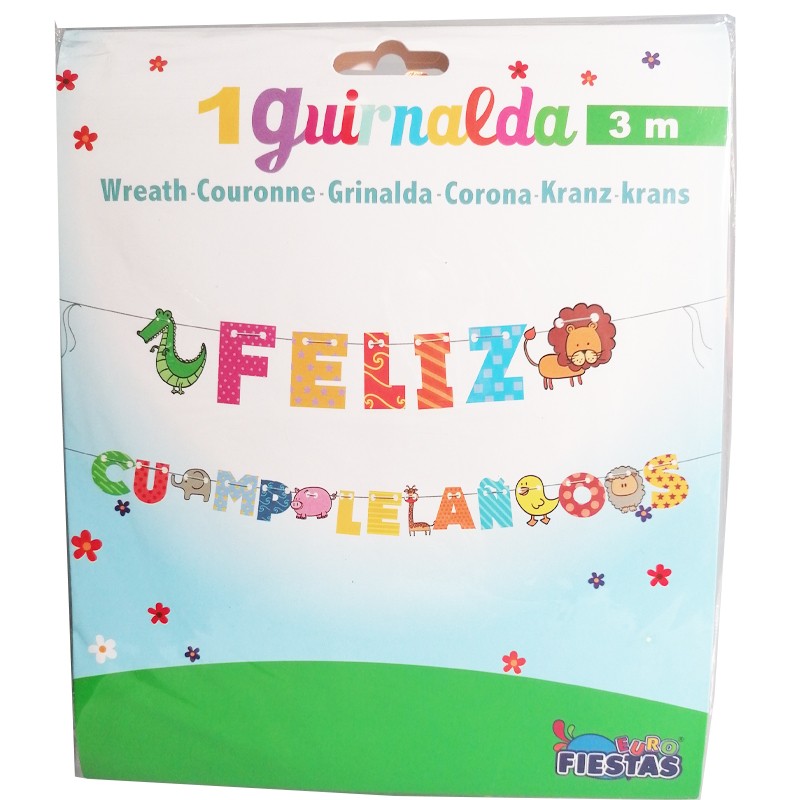 Guirnalda feliz cumpleaños