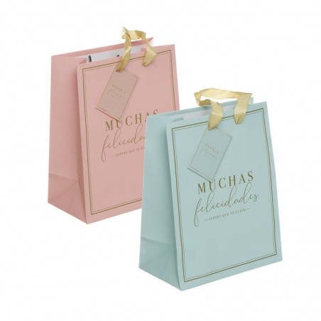 Bolsa Papel M Felicidades 2c