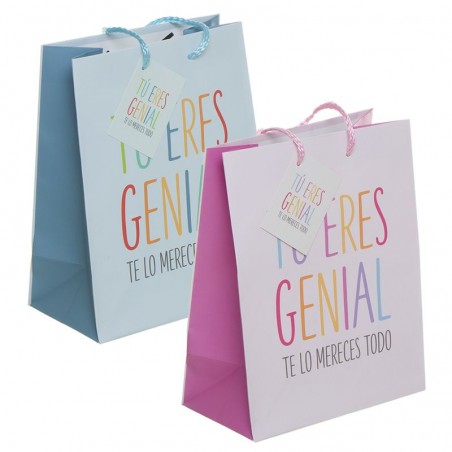 Bolsa Papel Xl Tu Eres Genial 2c