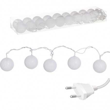 Guirnalda 18 Bolas Led Blancas