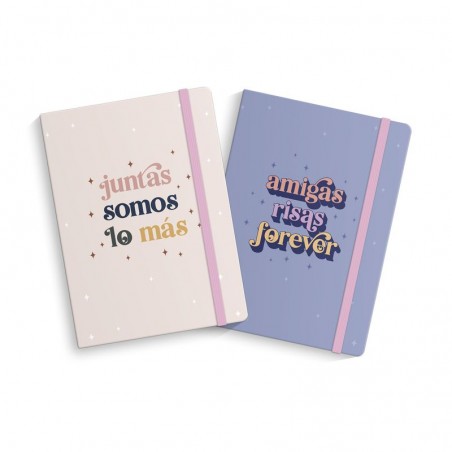 Libreta Con Goma L Amigas 2m