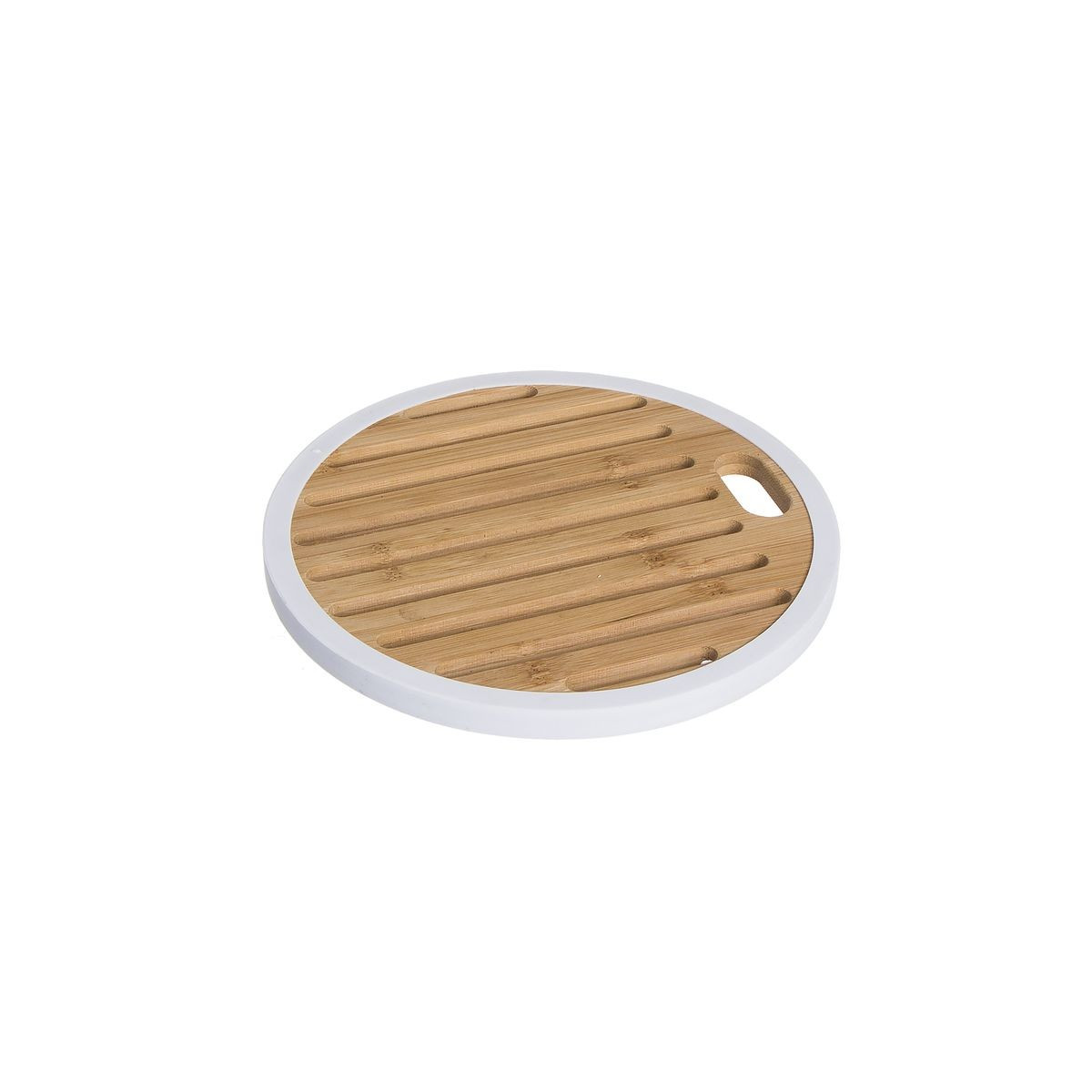 Salvamantel bambu silicona blanco