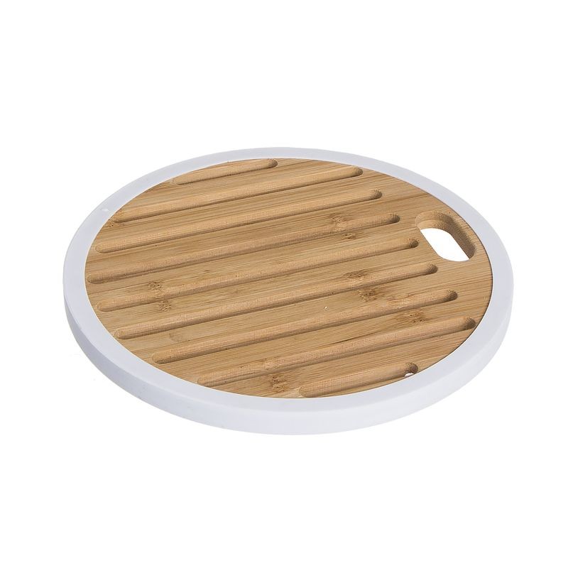Salvamantel bambu silicona blanco