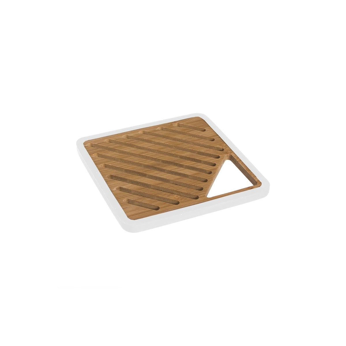 Salvamantel bambu silicona blanco