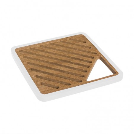 Salvamantel Bambu Silicona Blanco